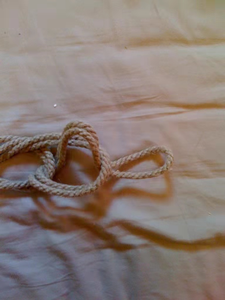 绳艺教程中麻绳的处理及染色